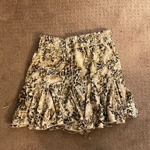 NWT Mini cheetah Skirt
